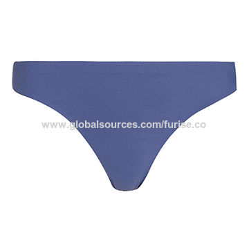 seamless microfiber thongs