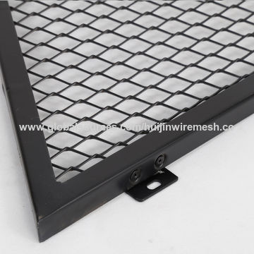 China Aluminum Suspended Framed Expanded Metal Mesh Tile