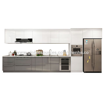 Modern High Gloss Acrylic Board German, Kitchen Cabinet Building Materials