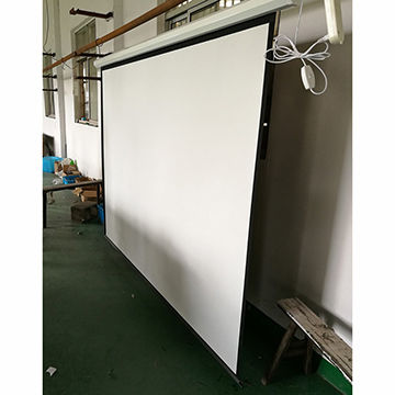 100 4 3 Hd Electric Projector Screen Remote Control Home Theater