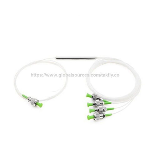 China 1x4 FC APC 0.9 fiber optic coupler, hydrel fiber core type FBT ...
