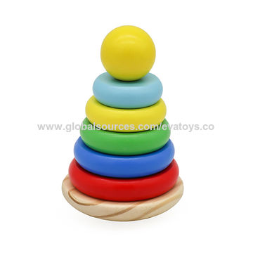 wooden stacking blocks baby