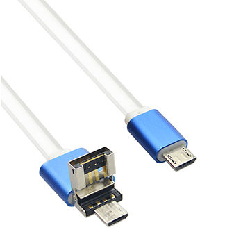 Flat Data Transfer Android Phone Micro USB Cable