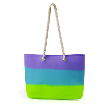 rubber beach bag with holes