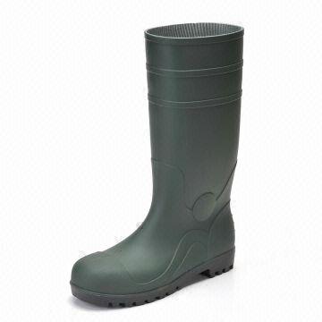 Working safety shoes PVC plastic rain 