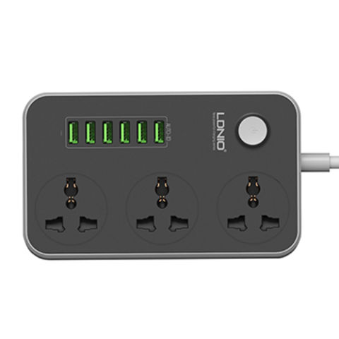 China Ldnio 6 Usb 3 Outlet Universal Usb Power Strip From Foshan