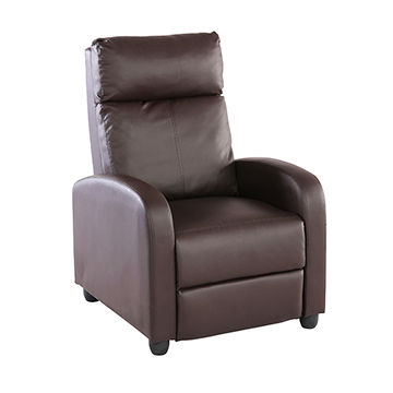 China Push Back Fabric Single Recliner Sofa With Low Price On