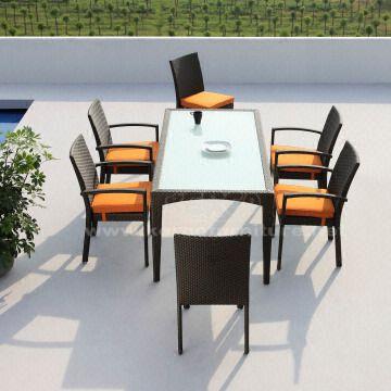 Outdoor Patio Furniture Pe Wicker Furniture Pe Rattan Aluminium