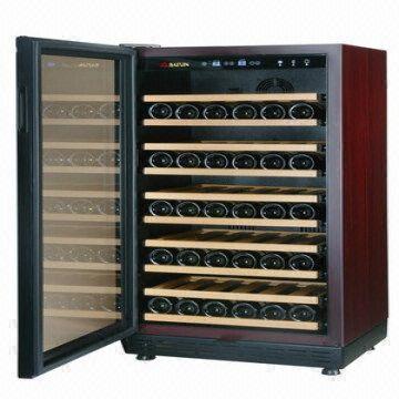 270l Compressor Wine Cooler 100 Bottles Air Cooling Control China 270l Compressor Wine Cooler 100 Bottles Air Cooling System Humidity