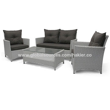 All Steel Kd Knockdown Inexpensive Patio Furniture Pe Rattan Backyard Furniture Garden Patio Sets Global Sources