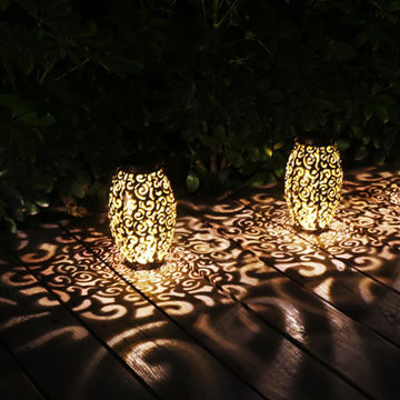 China Solar Lanterns Outdoor Hanging 2, Moroccan Garden Lights Solar