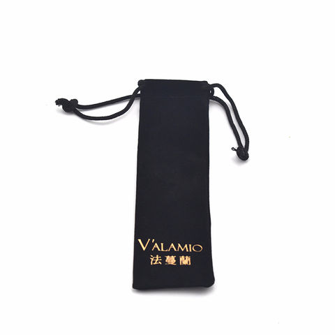 velvet jewelry pouches with logo