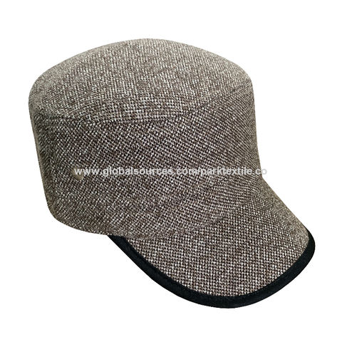 mens flat top caps