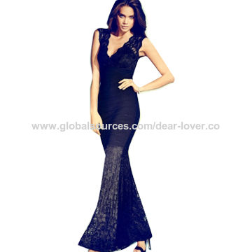 polyester spandex evening gowns