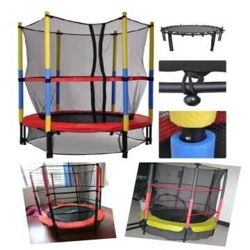 toddler trampoline with safety net