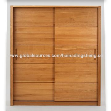 Hot Sale Modern Oak Solid Wood Wardrobe With Hainer Peak Furniture