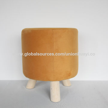 China Morden Round Wooden Sofa Chair, Small Round Stools
