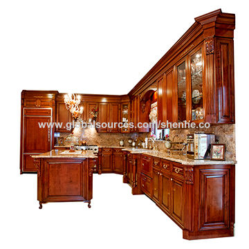 Magnificent kitchen cabinets china manufacturer High Quality Kitchen Cabinets China Manufacturer Solid Wood Furniture Elegant Modern Cabinet Global Sources