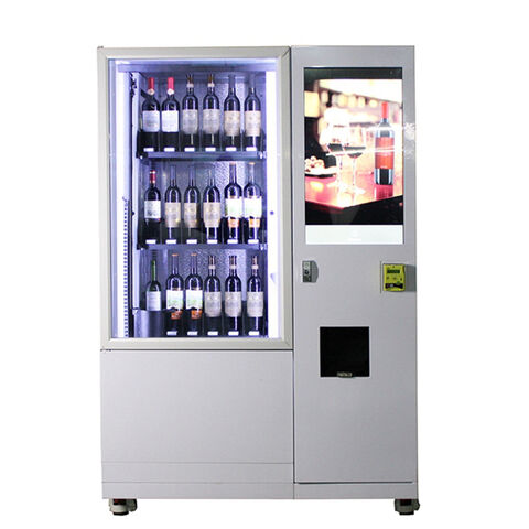 China Smart Champagne Beer Glass Bottle Wine Vending Machine With Lift System On Global Sources Vending Kiosk Wine Vending Machine Bottle Vending Machine