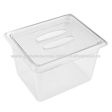 big transparent plastic box