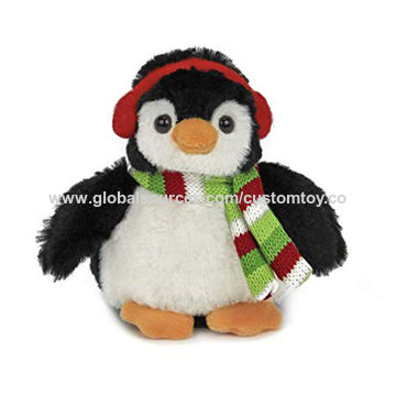 christmas penguin plush