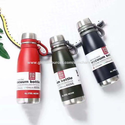 China Insulated bottle double wall stainless steel water bottle 650ml ...