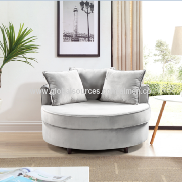 Circular Recliner Sofa Bedroom Bed, Round Sofa Bed