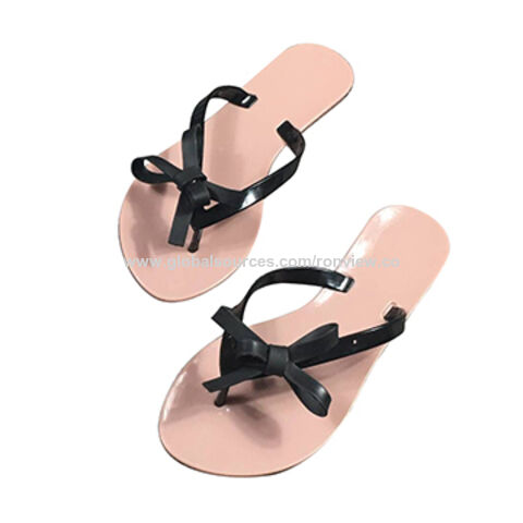 ladies jelly flip flops