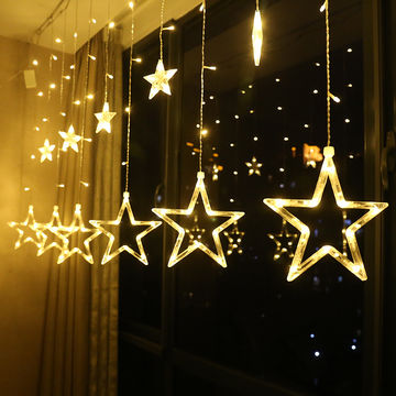 China Factory Direct Supply Wholesale Colored Led Star Curtain