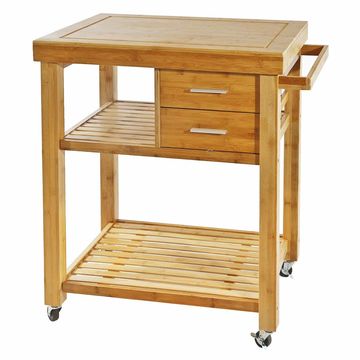 China Bamboo Kitchen Trolley Cart From Fuzhou Wholer China Rolling Bamboo Wood Kitchen Island Cart Trolley Cabinet W Towel Rack Drawer Shelves
