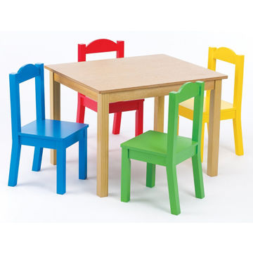 Table Chair Set Children, Childrens Wood Table And Chair Set