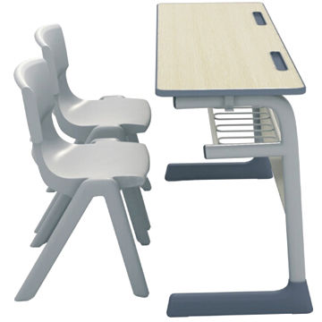 Excellent Double Student Desk And Chair For Middle School And