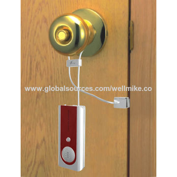 Personal Portable Travel Alarm With Led Light Door Clip Sensor