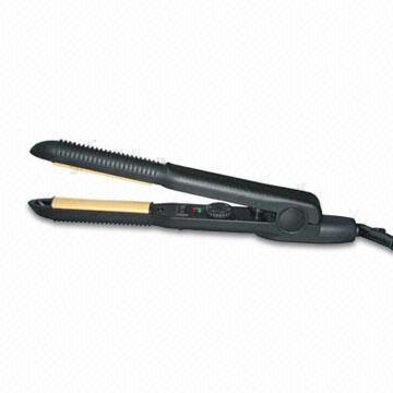 curved hair straightener