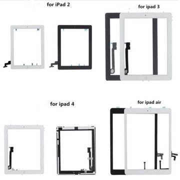 For Ipad 2 3 4 Touch Screen Assemble Digitizer Panel Sensor Home