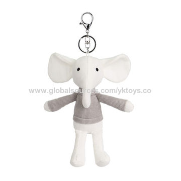 elephant plush keychain