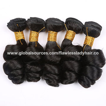 China Loose Curly Hair Extension Large Stock Young Girl Hair