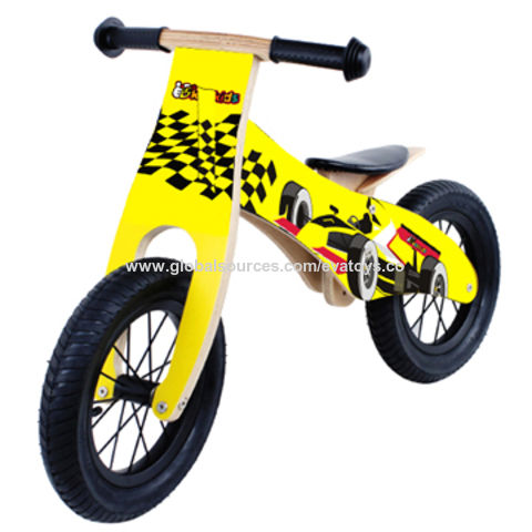 wooden bike toy