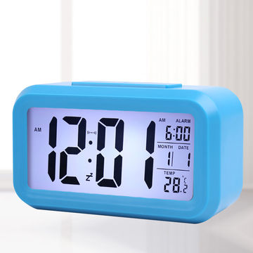 Temperature Sounds Control LED electronic desktop Digital Alarm Clock