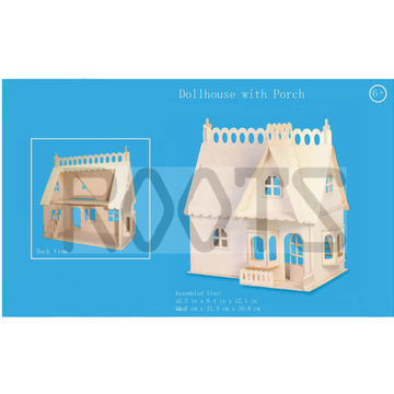 3d dollhouse wooden puzzle