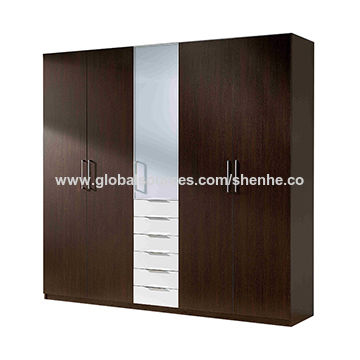 Latest Modern Bedroom Set With Popular Hinge Door Wardrobe Designs