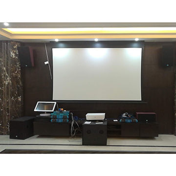 Tab Tension 150 Inch 4 3 Electric Motorized Rear Projection
