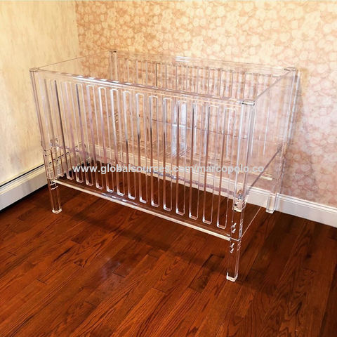 clear acrylic baby cot