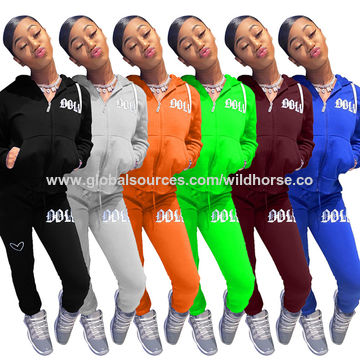 solid color sweatsuit