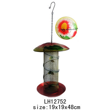 Metal Hummingbird Feeders For Outdoor Hanging Decorating With