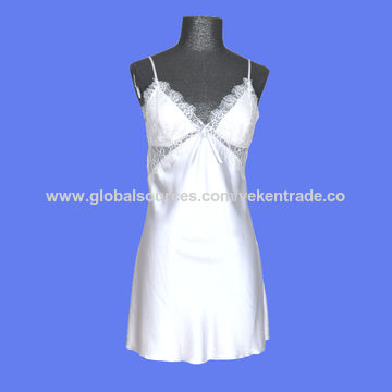 ladies satin dress