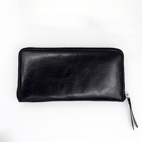 plain black wallet womens