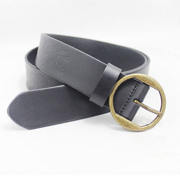 cowhide belt mens