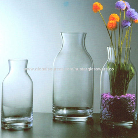 China Glass Flower Vases For Home Decor Or Wedding On Global Sources