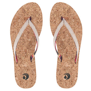 cork footbed slippers